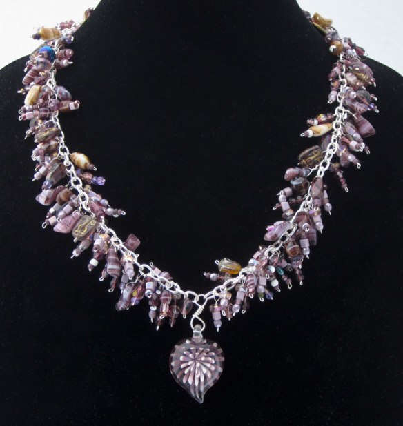 Purple Chain Necklace
